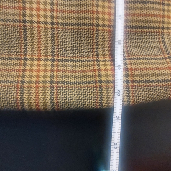 ! Jones New York 100%Wool lined plaid skirt 14 - Picture 6 of 7